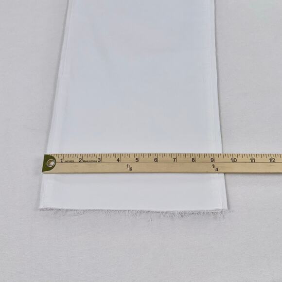 J Crew Women's Slim Wide Leg Jean Size 29 White High Waist Ankle Raw Hem - Picture 16 of 16